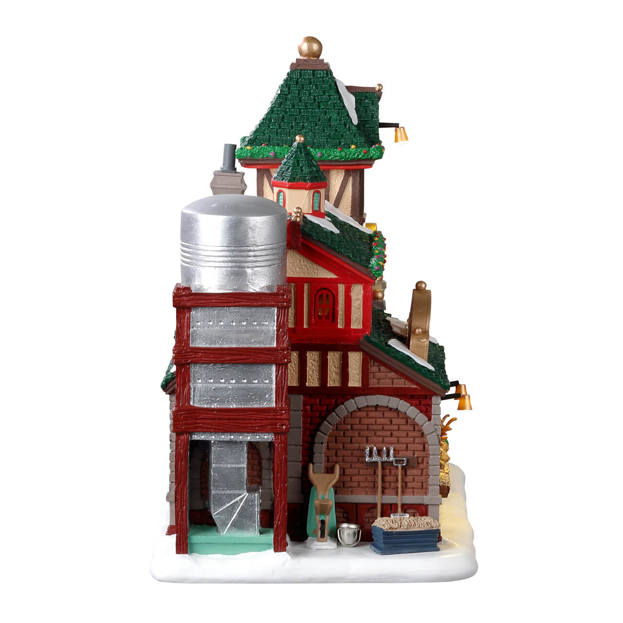 LEMAX Santa's Reindeer Stables, Battery Operated (4.5V) #25926